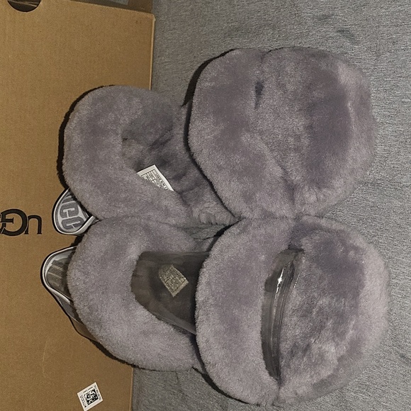 UGG Oh Yeah logo double strap sandals in soft amethyst - Picture 5 of 16